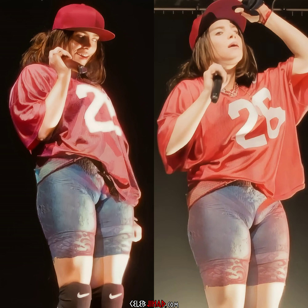 Billie Eilish camel toe