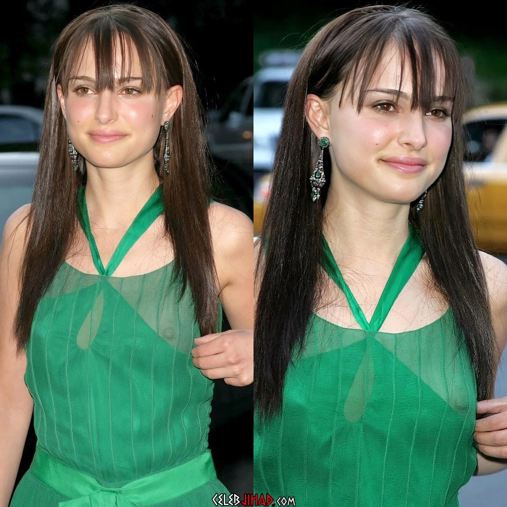 Natalie Portman nipple slip