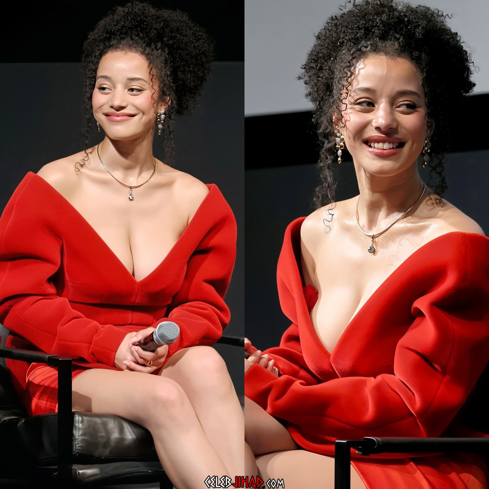 Chase Infiniti boobs cleavage