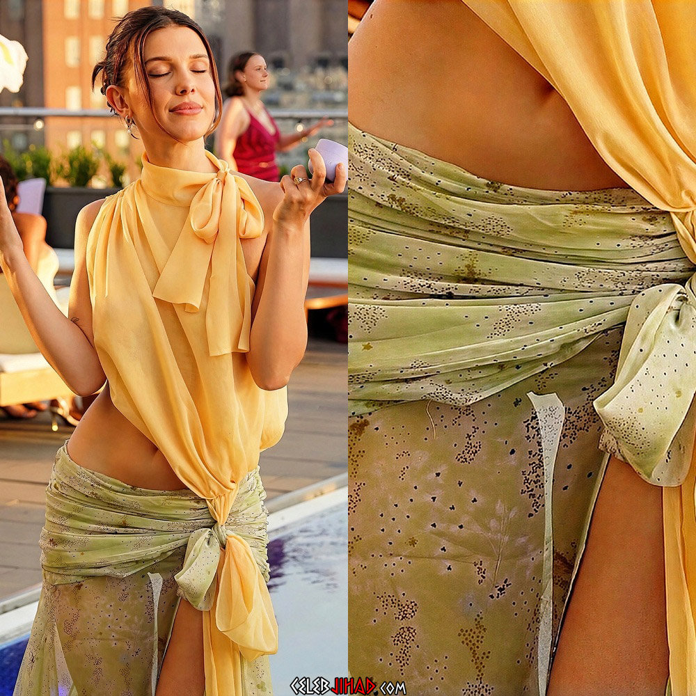 Millie Bobby Brown camel toe